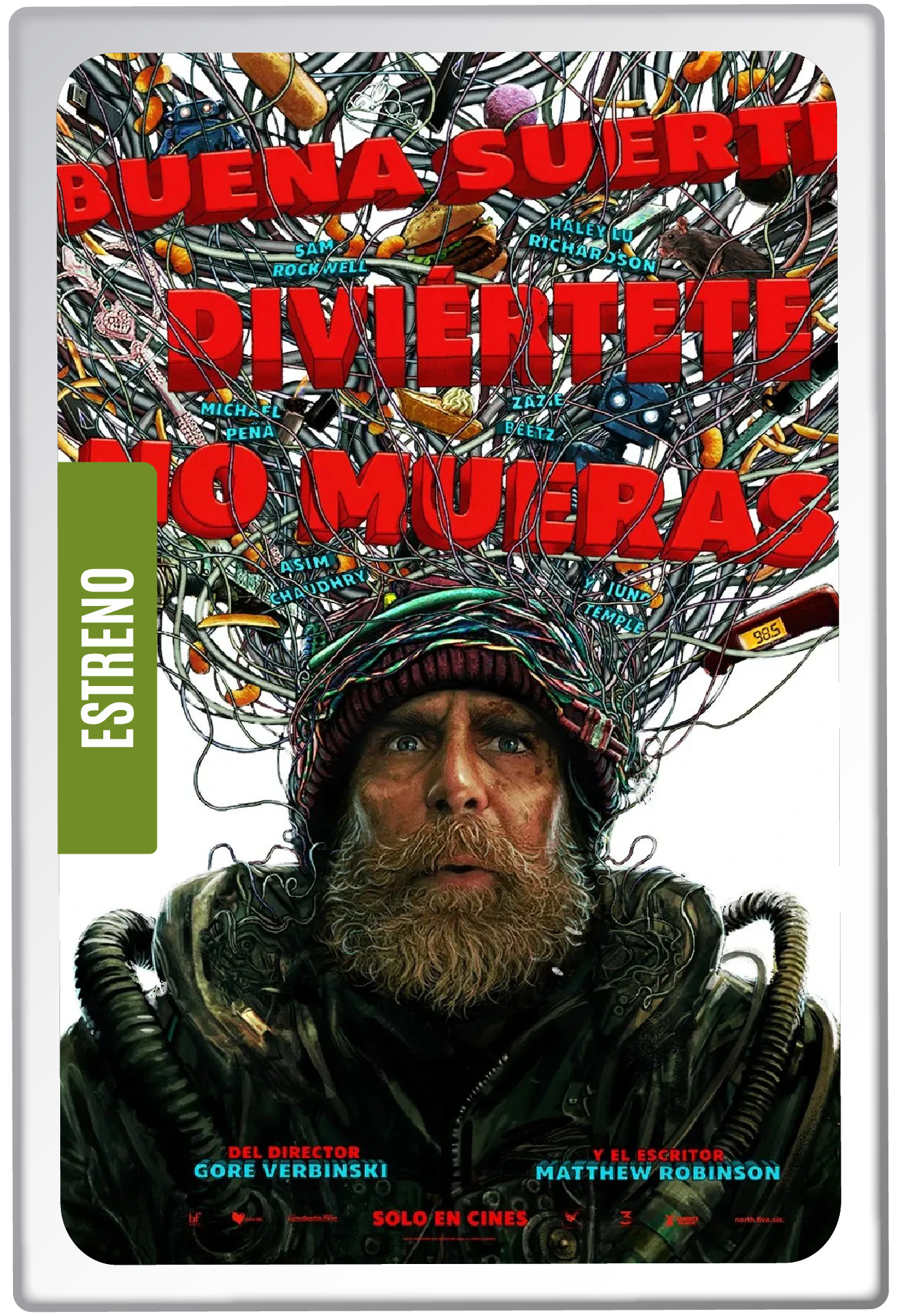 BUENA SUERTE, DIVIERTETE, NO MUERAS