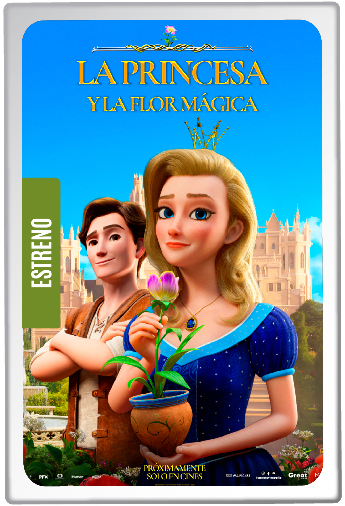 LA PRINCESA Y LA FLOR MÁGICA